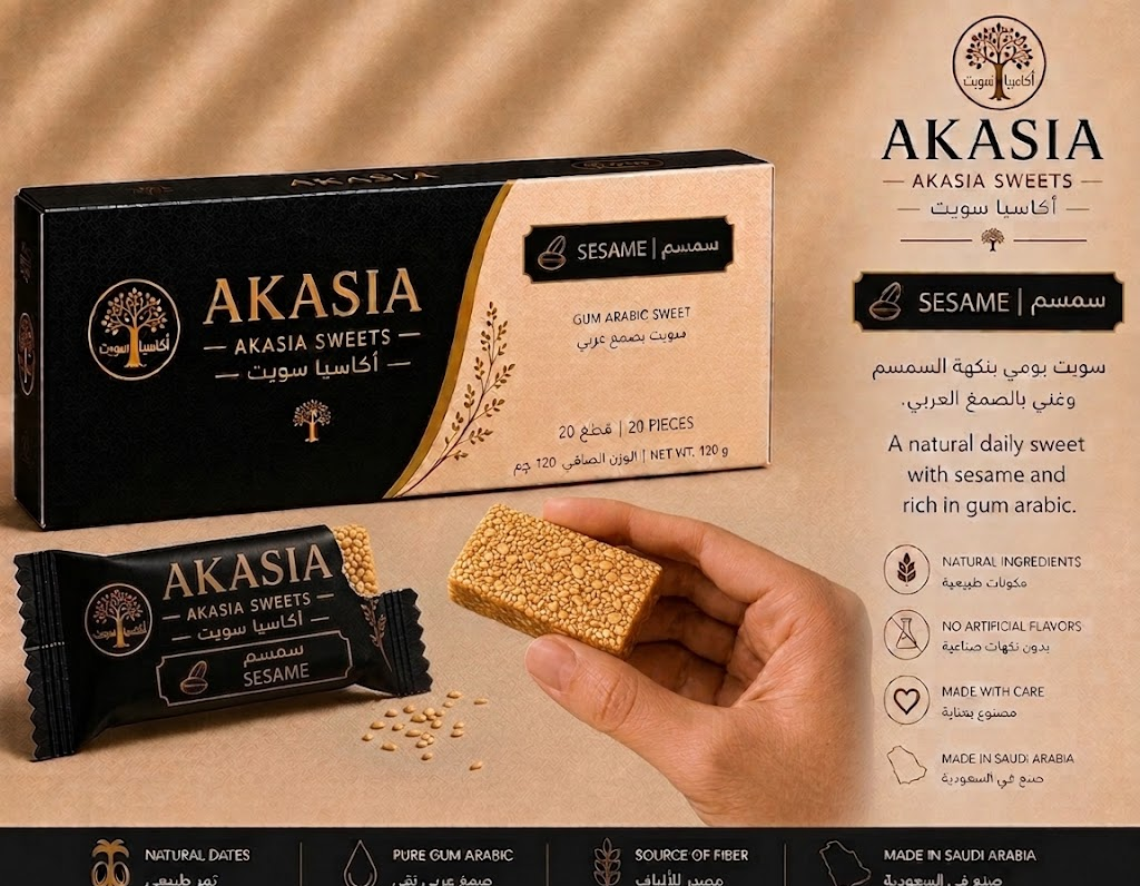 أكاسيا سويت بالسمسم